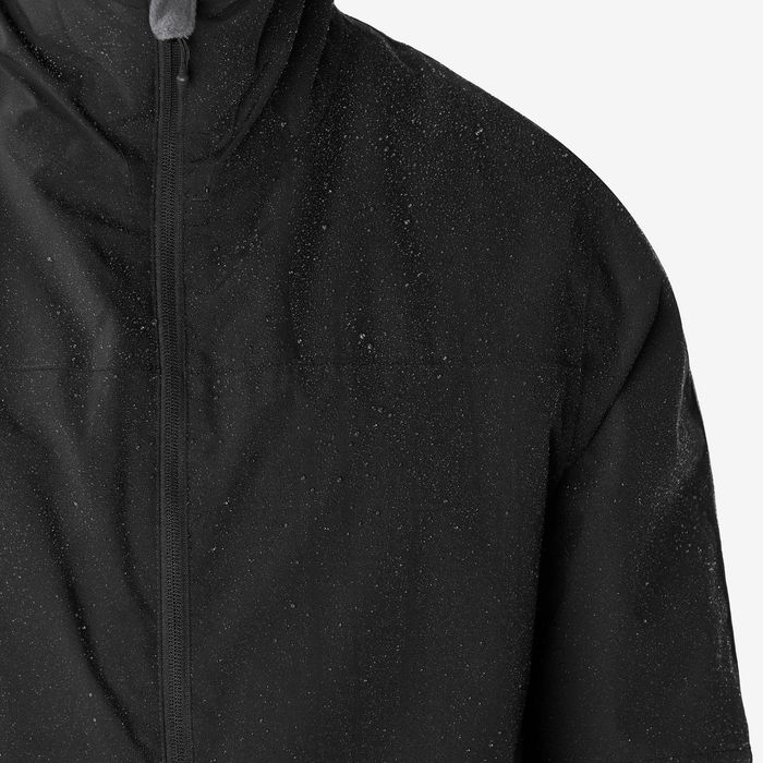 Casaco de ski e snowboard quente e impermeável Homem, 100 Preto