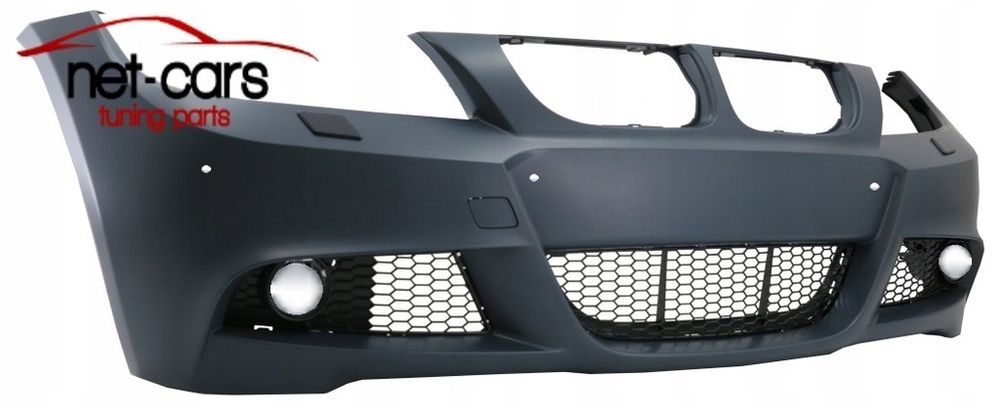 Zderzak przód i tył + halogeny BMW 3 E90 05-09 MPakiet PDC SWR
