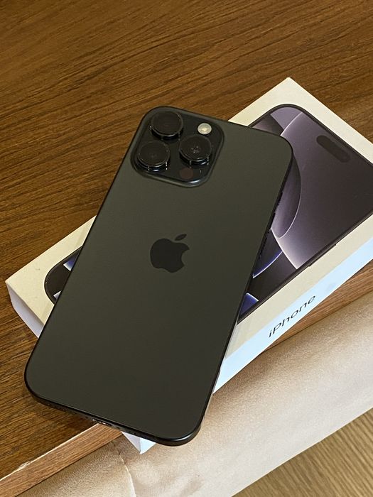 Iphone 16 Pro Max 1TB Preto como novo original com caixa