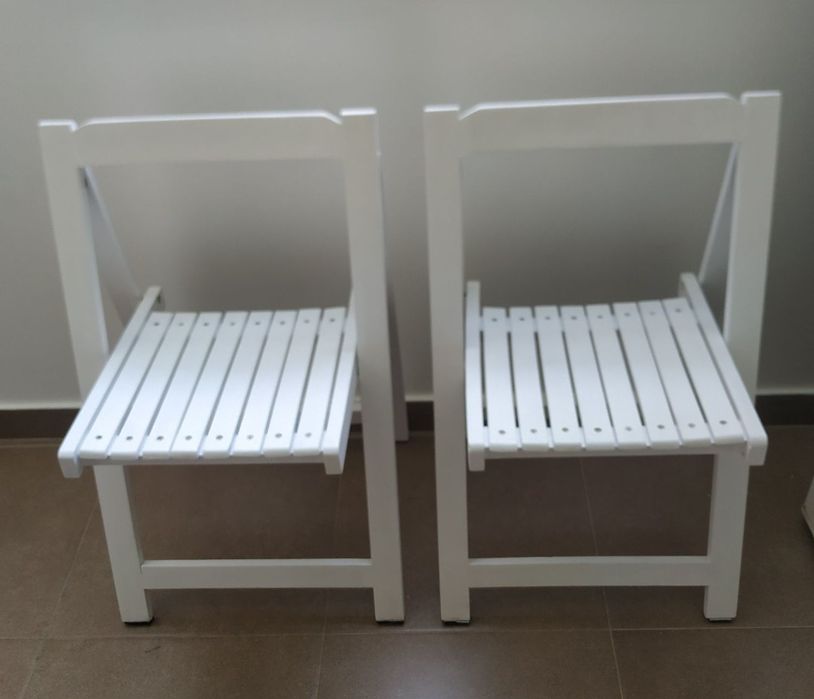 cadeiras de exterior dobrável que quando fecha não ocupa muitos