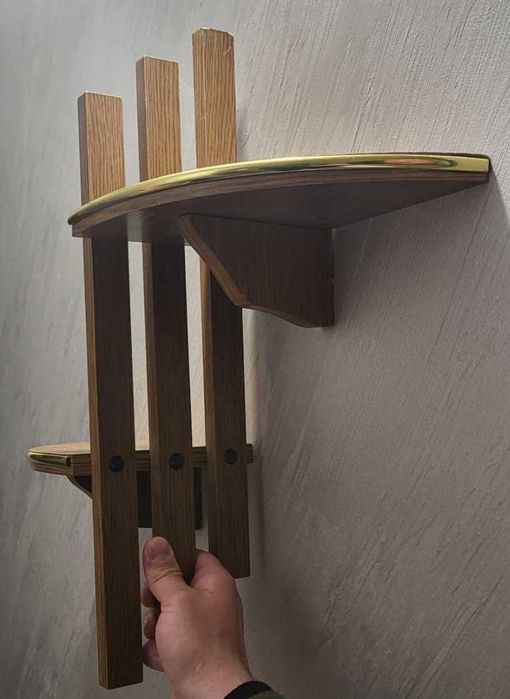 Деревянная полка  СССР в стиле Mid-century