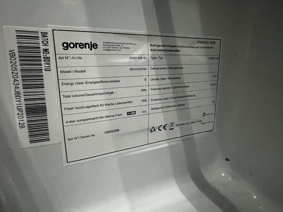 Холодильник Gorenje