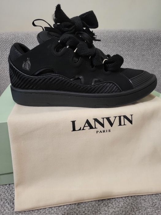 Lanvin curb black, 43 drip, drill