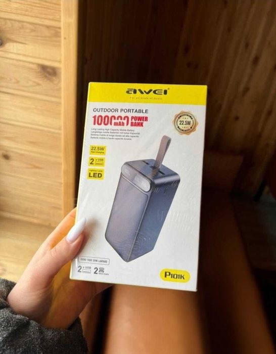 PowerBank 100000 mAh Павербанк потужний  акумулятор батарея вих 22.5вт