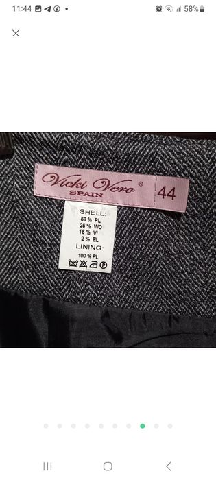 Спідниця прямого сілуету з високою посадкою, на стегна-100 см