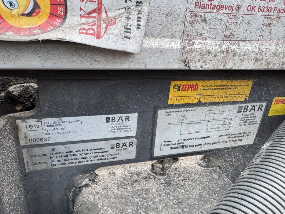 Winda Bär Cargolift 2T Schmitz