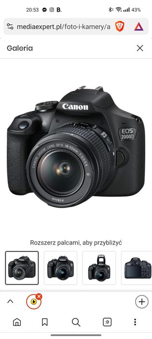 aparat canon eos 600d