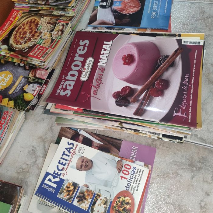 Revistas culinária e receitas +- 100 unidades - REF coz 1