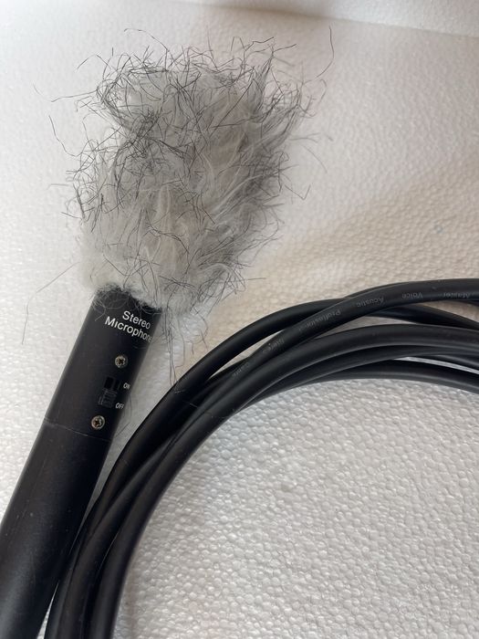 Mikrofony do wywiadów długi kabel ponad 4m!