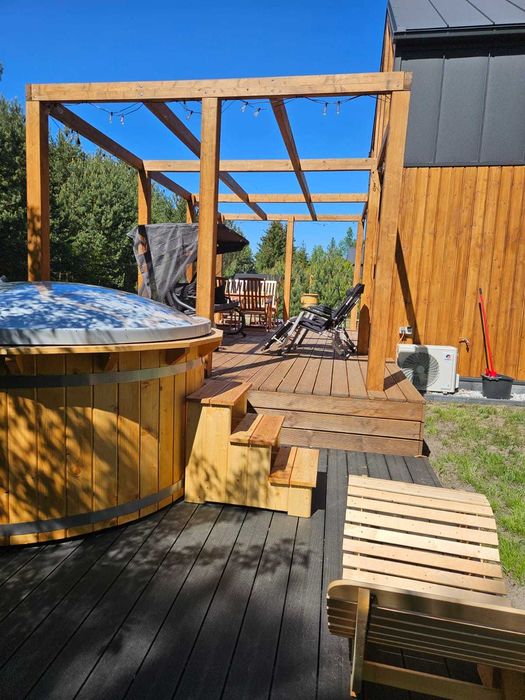 Domki na wynajem 90km od Wwa. Od 500zł doba!