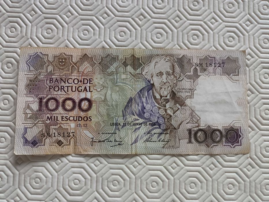 nota de 1.000 escudos de 1986