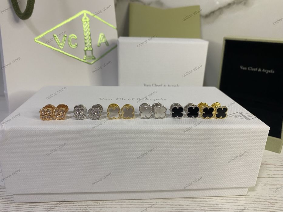 Сережки пусети Ван Кліф