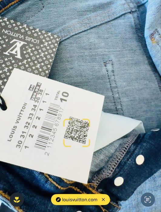 Louis Vuitton spodenki dżinsowe męskie