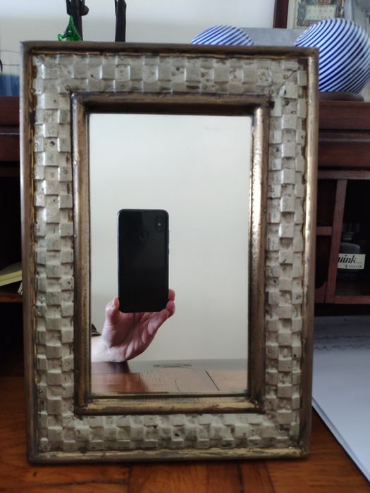 Moldura com espelho: Medidas: 30X2164551347000705121