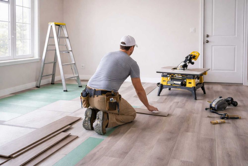 Colocação de Pavimento Flutuante