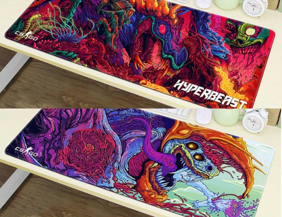 Большой коврик для мыши 800x300мм Dota 2 CS:GO Witcher WoW Рик и Морти