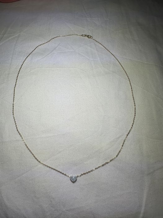 Продам золоте кольє з діамантами