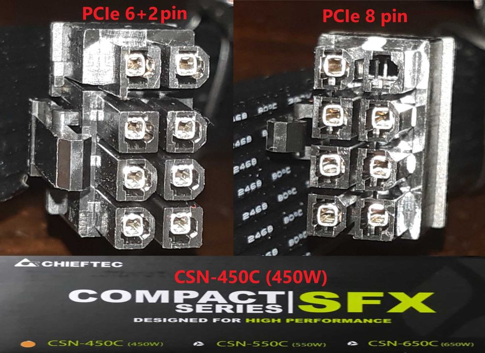 Модульные кабеля с блока CHIEFTEC (PCI-E, MOLEX)