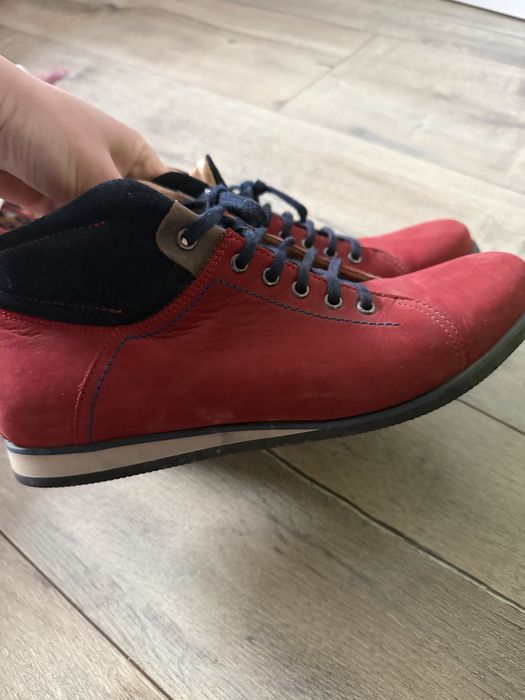 Meskie buty 41 czerwone