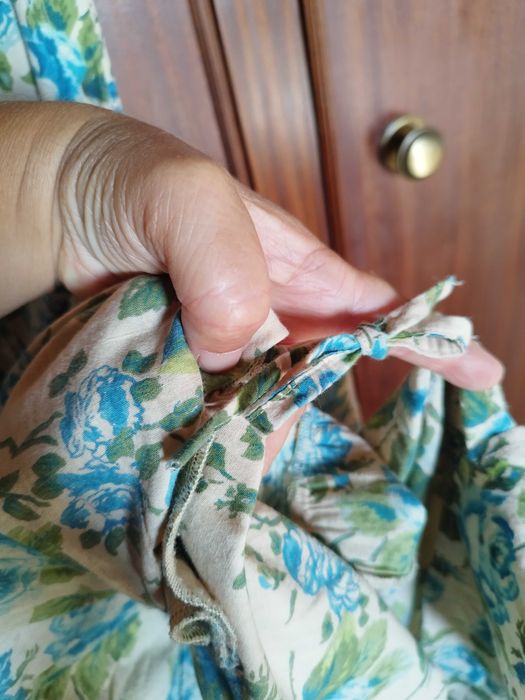 Vestido longo motivos florais