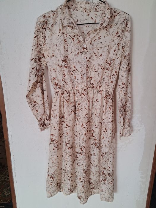 Шифонова сукня в квіточку