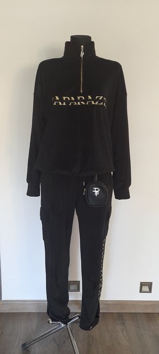Dres welurowy paparazzi fashion rozm L XL