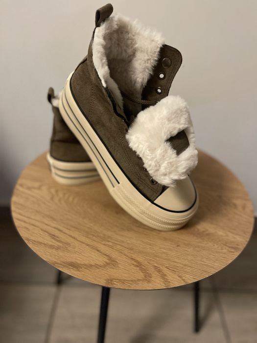 Утеплені кеди, жіночі, нові