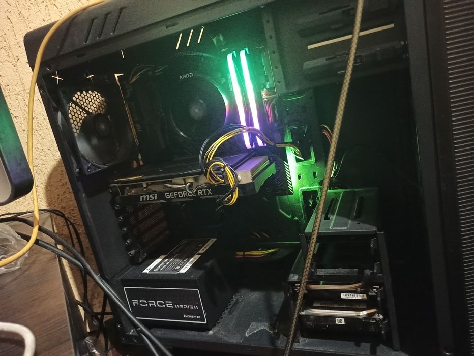 Rtx 2060 super, R5 5500, b450 tuf gaming plus 2, 32ram(3600), m2 970 plus 500gb. Бп 650.