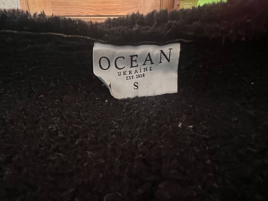 Чёрная женская дублёнка Ocean Ukraine