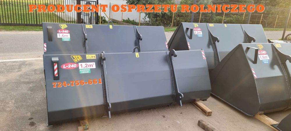 Łyżka mała budowlana 1,2m3 240 cm merlo claas kramer bobcat dieci