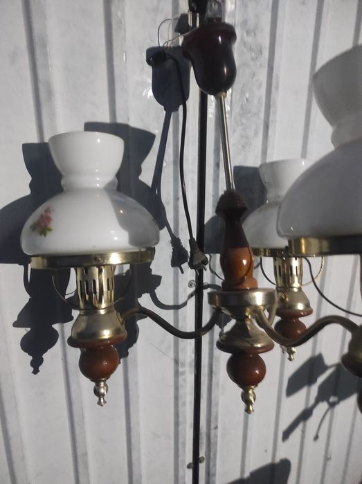 Люстра СССР 3 плафона