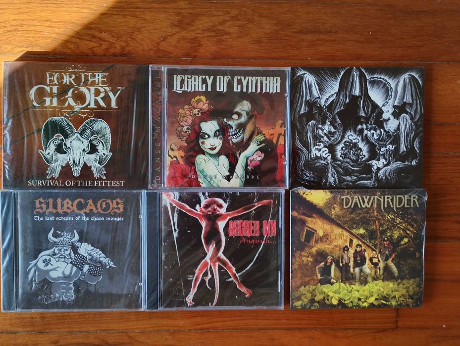 CD´s Bandas Nacionais Thrash/Hardcore/Doom/Death NOVOS SELADOS