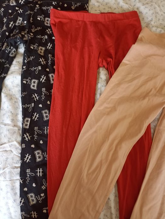 4 leggings 12 anos por 3,50 euros
