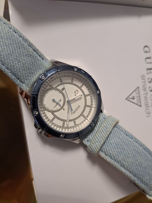 Nowy zegarek guess smartwatch hybrydowy pasek damski  android connect