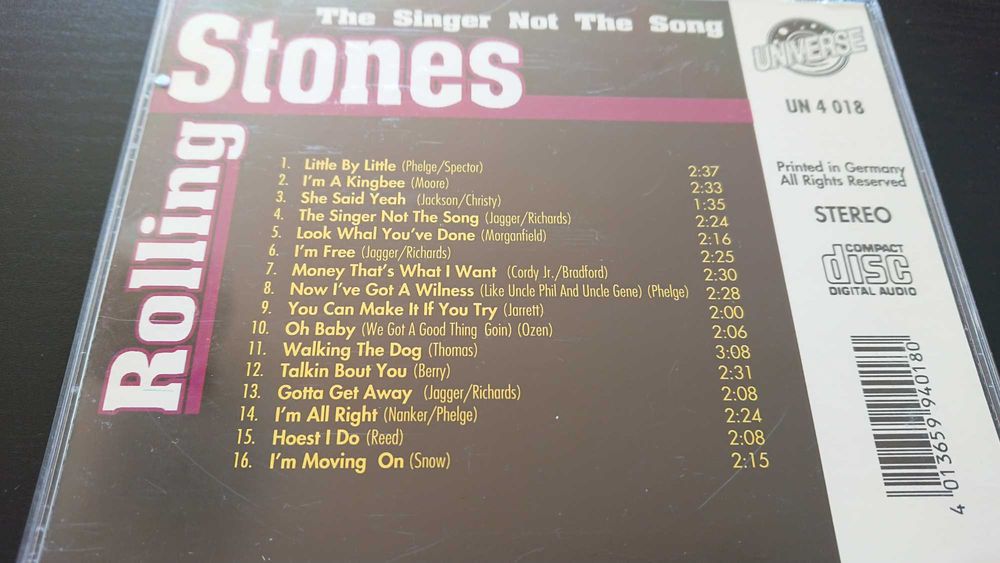 Rolling Stones The Singer Not The Song CD 1992 Compilation *UNIKAT*