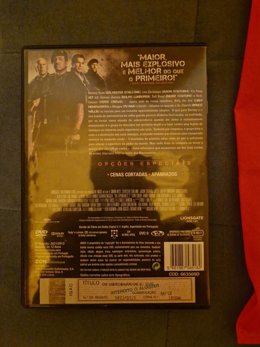 4 dvd em caixa .