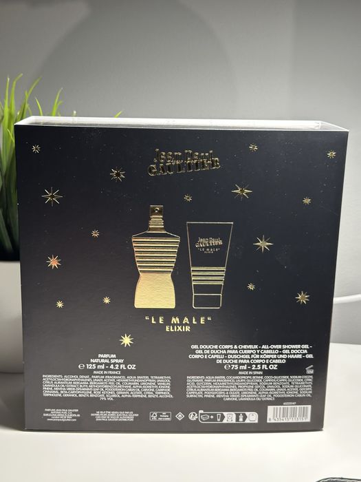 Zestaw Jean Paul Gaultier Le Male Elixir 125 ml Parfum + żel 75 ml