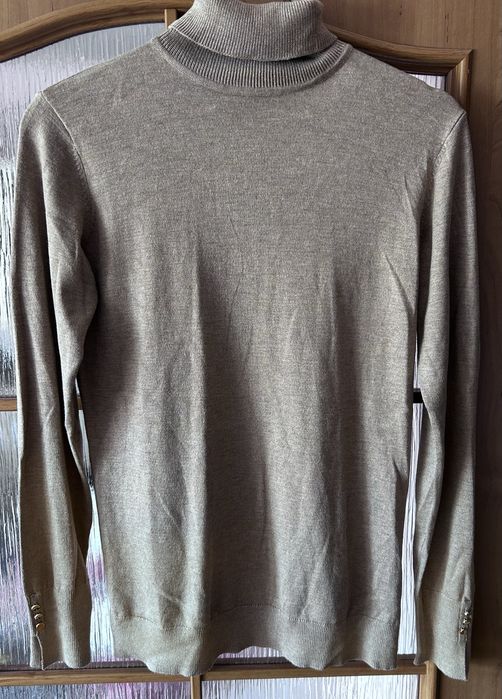 Golf dzianinowy Mohito camel rozmiar L