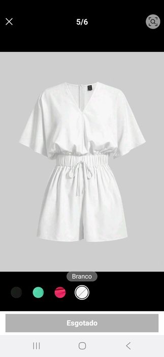 Macacão calção lindíssimo