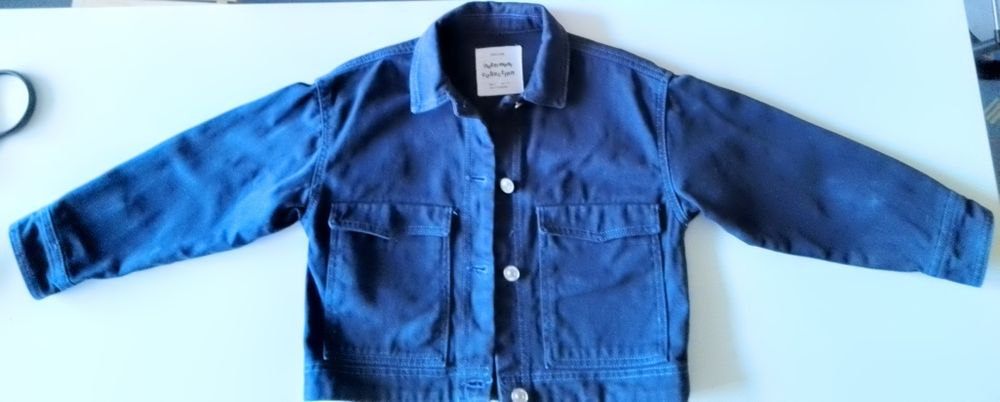 Джинсова куртка для дівчинки ZARA на 8років,куртка Демі Old Navy М(8)
