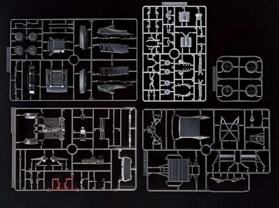 Batmobile The Batman 2022 da Bandai Spirits escala 1/35 NOVO & SELADO
