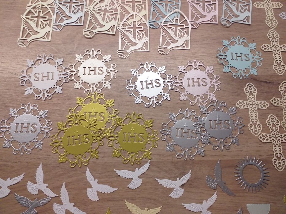 Scrapki scrapbooking Chrzest Komunia Bierzmowanie mix