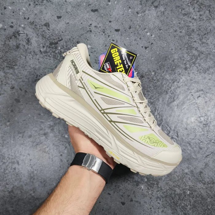 ЛЮКС! Hoka Mafate Speed 2 GTX Thermo Beige&Yellow 41 42 43 44 45 46