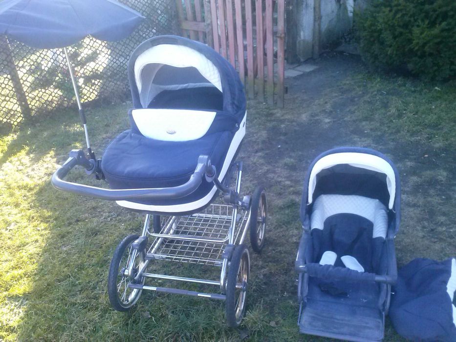 Wozek 2 w 1 kola pompowane ROAN