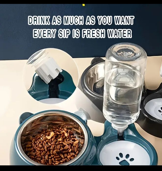 Кормушка с автоматическим диспенсером для воды