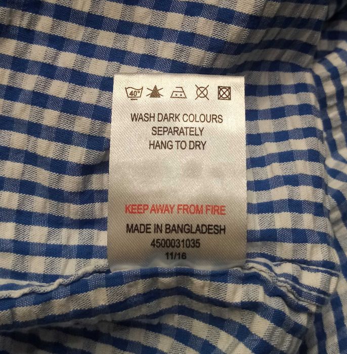 Hr) COTTON męska koszula krótki rękaw Roz.XL