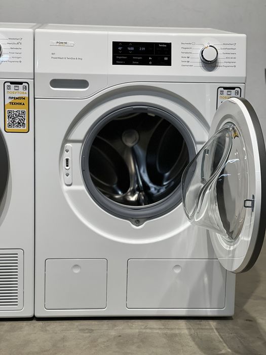 Комплект miele. Пральна WCI 870 WPS та сушильна TCL 790 WP.SteamFinish
