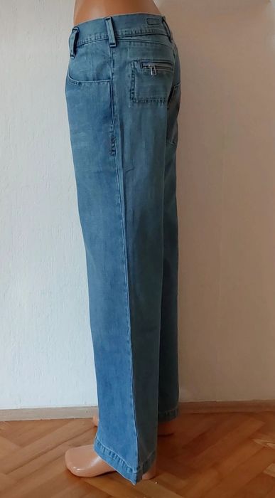 ~Dzwony jeansy damskie baggy z lat 90.Strom jeans
