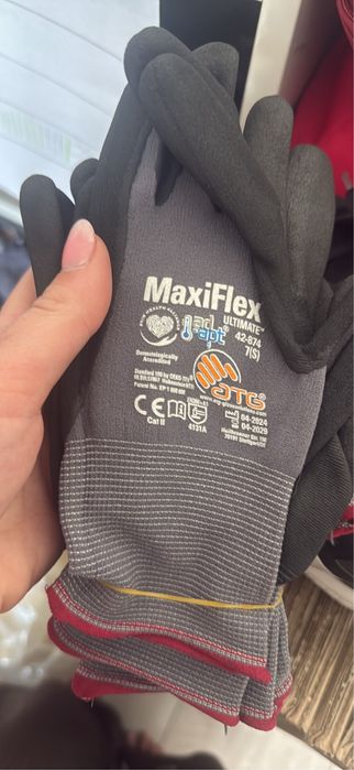 Maxiflex ultimate rękawiczki BHP 42-874 rozmiar 7S, 8M, 9L, 10XL 11XXL