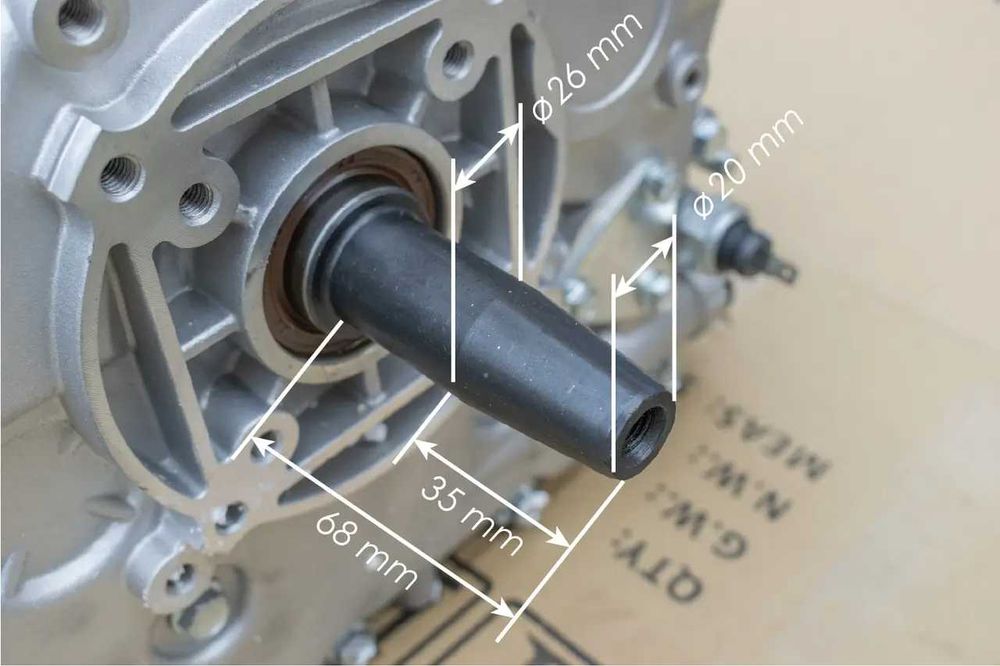 Дизельный двигатель 192F-496DS/T на генератор Коленвал 19/25 мм